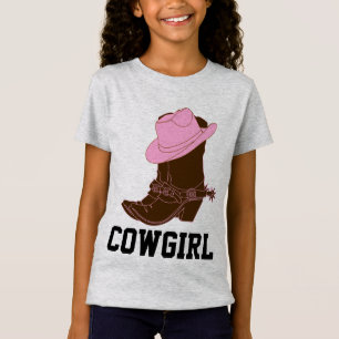 Camisas de Meninas COWGIRL
