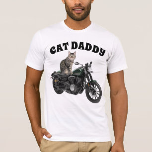 CAMISAS DE MOTOQUEIRO PARA HOMENS CAT DADDY DAD