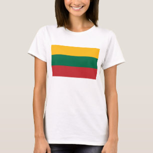 Camisas de mulheres com bandeira da Lituânia