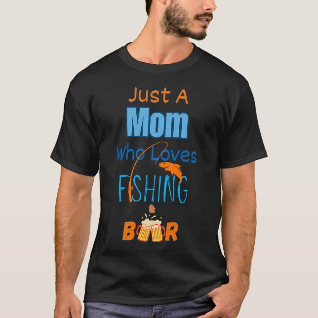 Camisas de Mulheres Não-Ninfa Amando Pescar (Frente)