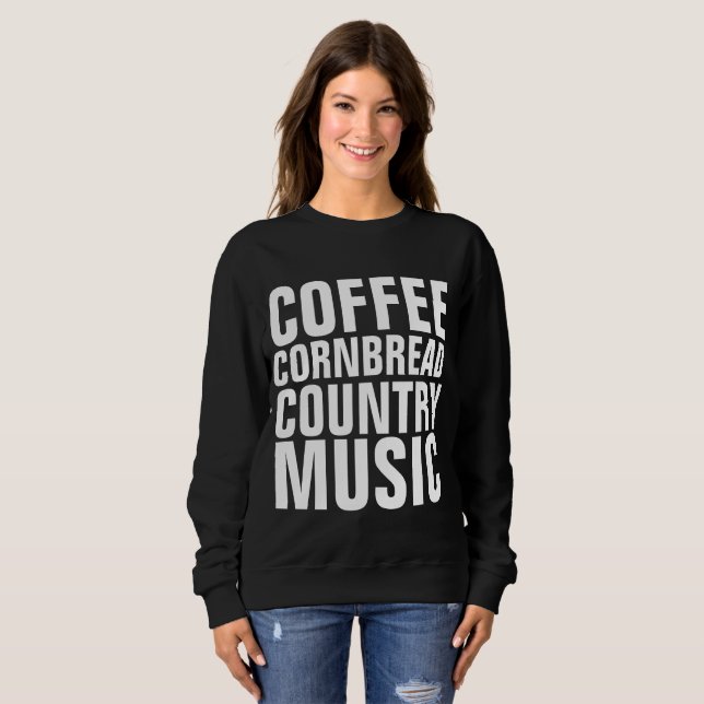 Camisas de MÚSICA, CAFÉ CORNBREAD (Frente Completa)