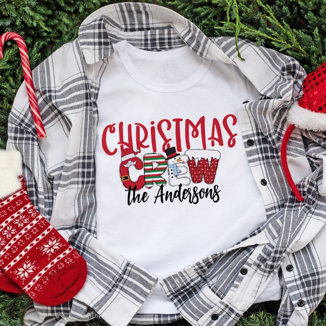 Camisas de Natal da Família de Tripulantes de Nata (Criador carregado)