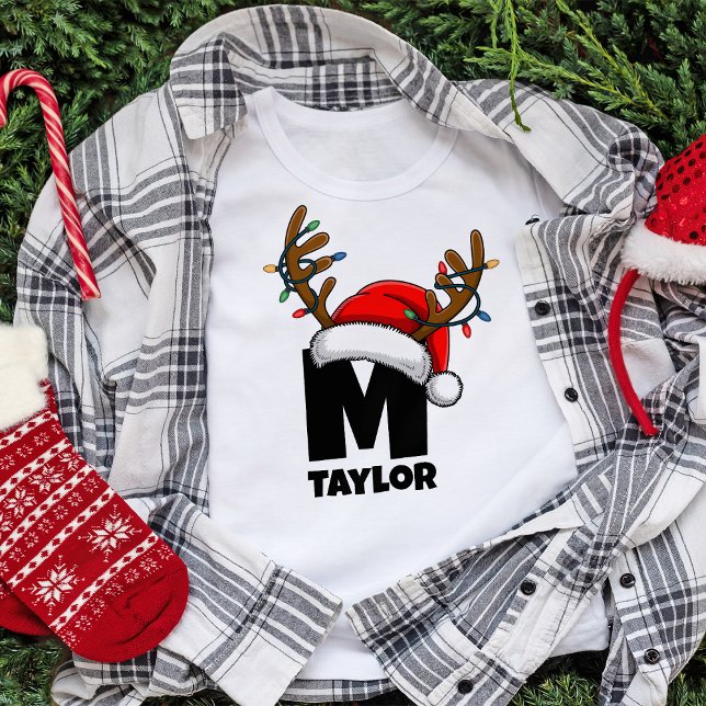 Camisas de Natal da Família Monogramas (Criador carregado)