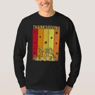 Camisas de Natal de Ação de Graças retrô para famí