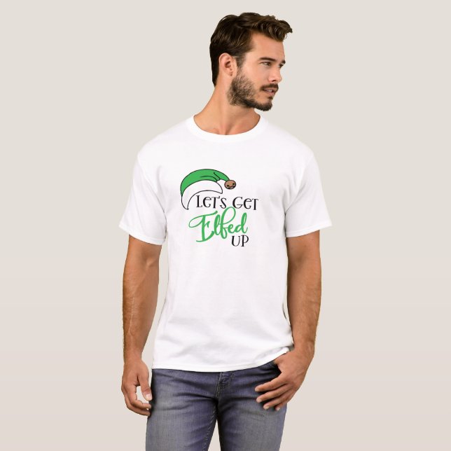 Camisas De Natal Engraçadas Vamos Ser Enchidos (Frente Completa)