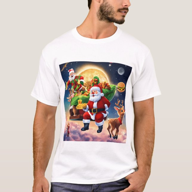 Camisas de Natal Especiais - Férias Festivas (Frente)