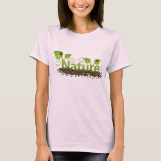 Camisas de natureza orgânica para mulheres
