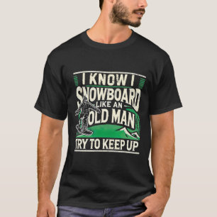 Camisas de Neve Vovô Snowboarder Snowboa