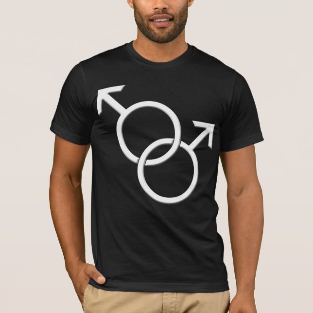 Camisas de orgulho gay com Camisas de Amor do Mesm (Frente)