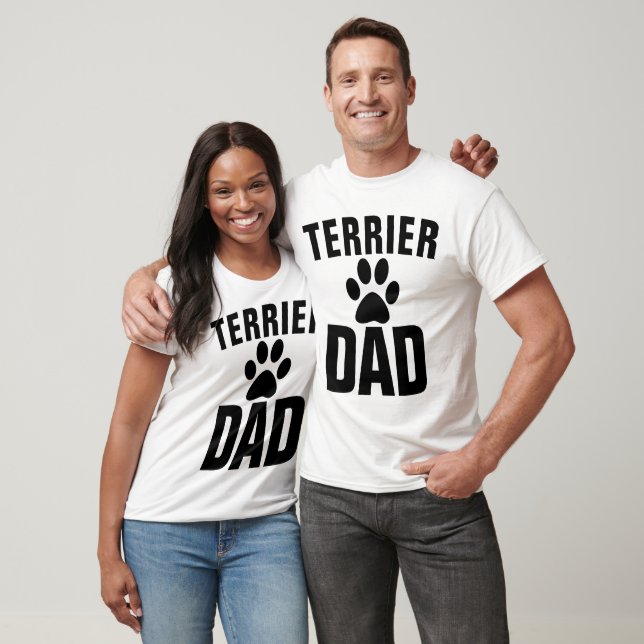 Camisas de PAI e camisas de suor TERRIER DOG (Unissex)