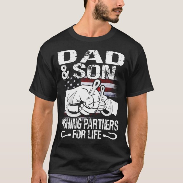 Camisas de pai e de filho que combinam com os parc (Frente)