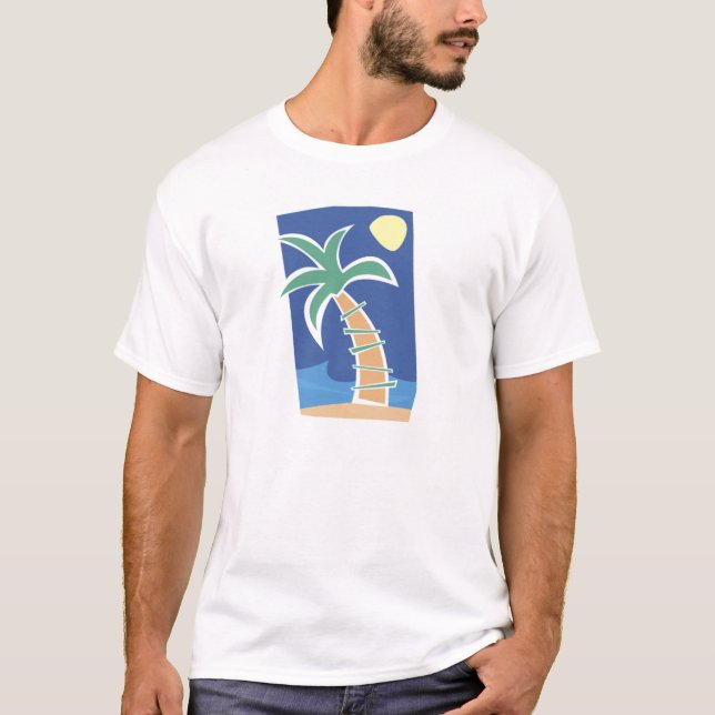 Camisas de palmeira tropical (Frente)