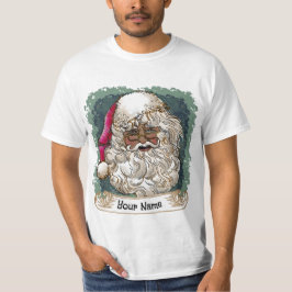 Camisas de Papai noel de Natal preto
