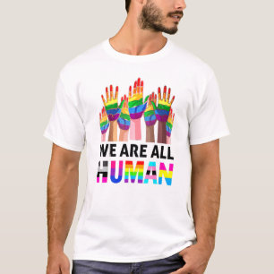Camisas de Parada do Orgulho Lgbt Humano Mais Tama