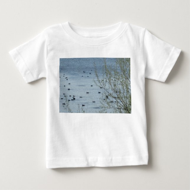 Camisas de Pássaros do Lago (Frente)