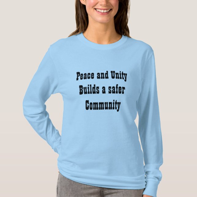 Camisas de paz e unidade (Frente)