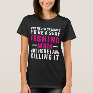 Camisas de Pesca Amor Sendo Maw Maw Pesca Mulheres