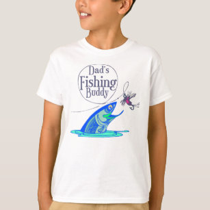 Camisas de pesca Buddy Kids de pai
