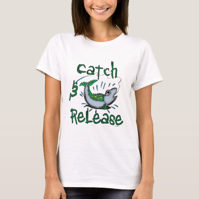 Camisas de pesca de captura e de saída (Frente)