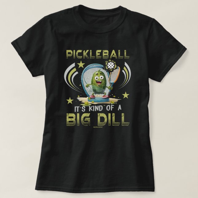 Camisas de Pickleball para Mulheres Tipo uma Grand (Frente do Design)