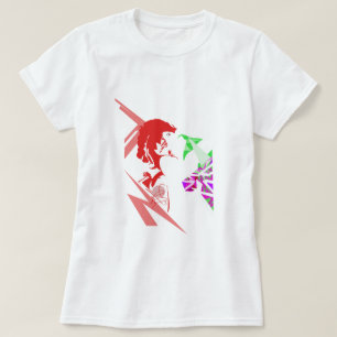 Camisas de Pop de arte vibrantes: Estilo retrô