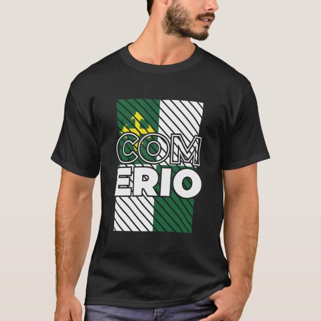 Camisas De Porto Rico Feito Em Comerio (Frente)