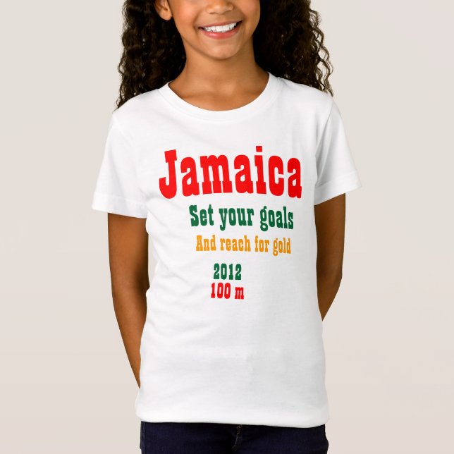 Camisas de prata de ouro da Jamaica (Frente)