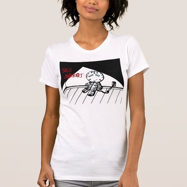 Camisas de robô triste (Frente)