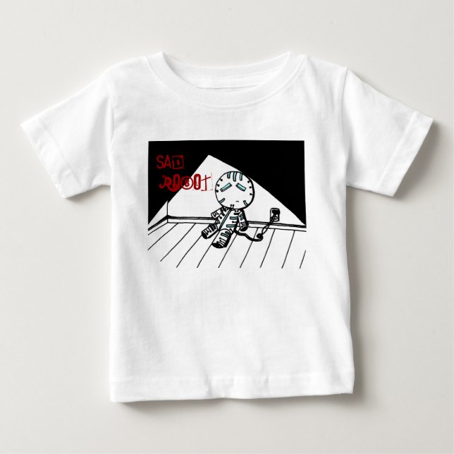 Camisas de robô triste (Frente)