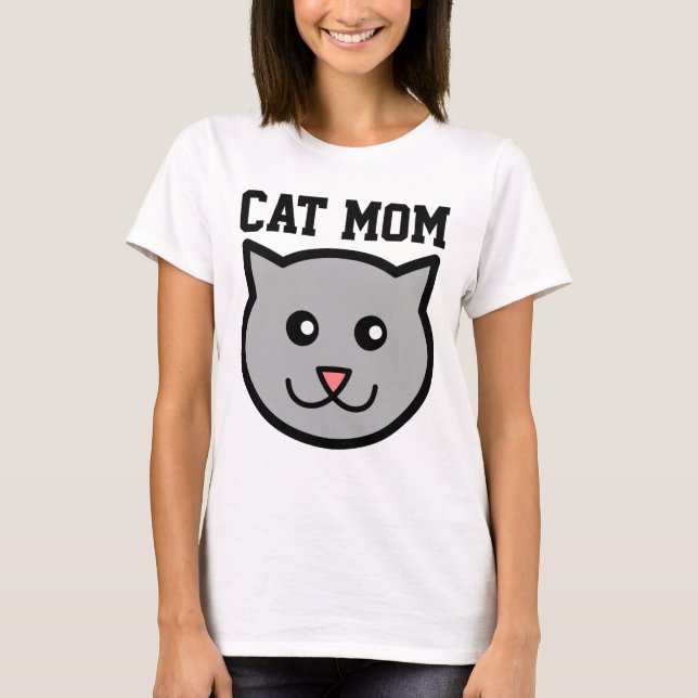 Camisas de senhoras MOM CAT (Frente)
