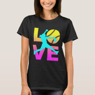 Camisas de Softbol para Meninas Amam