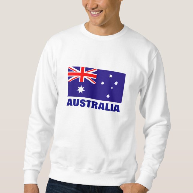 Camisas de suor com bandeira australiana | Camisas (Frente)