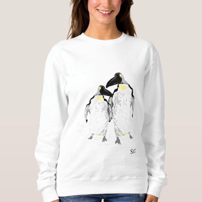 Camisas de Suor: Um Dia dos Pinguins Fora (Frente)