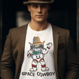 CAMISAS DE T-SHIRTS ENGRAÇADAS DE HOMENS DE COWBOY