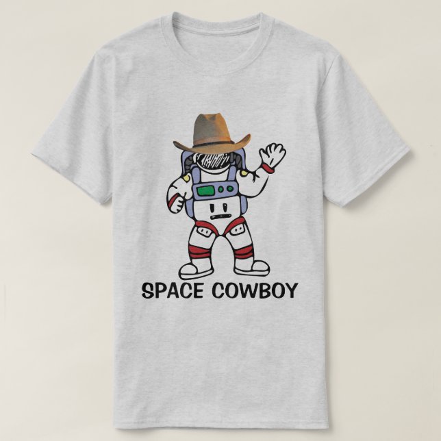 CAMISAS DE T-SHIRTS ENGRAÇADAS DE HOMENS DE COWBOY (Frente do Design)