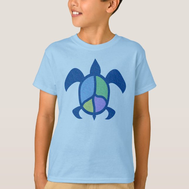 Camisas de Tartaruga do Mar de Paz (Frente)