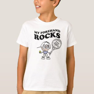 Camisas de tênis para crianças com slogan engra