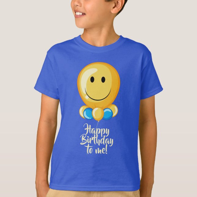 Camisas de texto personalizadas de balão e jaqueta (Frente)