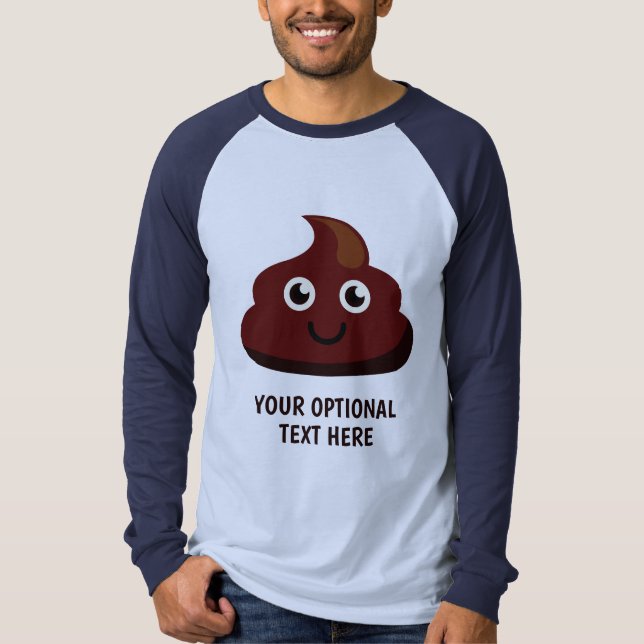 Camisas de texto personalizadas e jaquetas do POOP (Frente)
