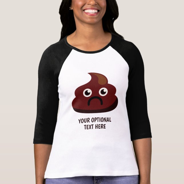 Camisas de texto personalizadas e jaquetas do POOP (Frente)