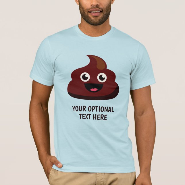 Camisas de texto personalizadas e jaquetas do POOP (Frente)