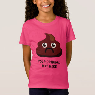 Camisas de texto personalizadas e jaquetas do POOP
