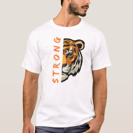 Camisas de tigre fortes design