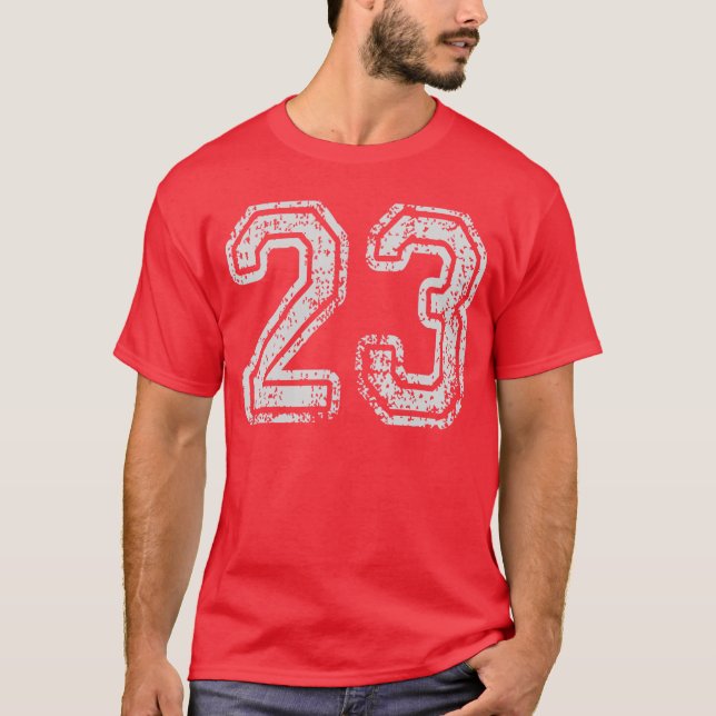 Camisas de Time Uniforme Número 23 Esportes Escola (Frente)