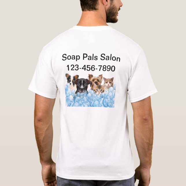 Camisas de Trabalho do Funcionarios Pet Salon (Verso)