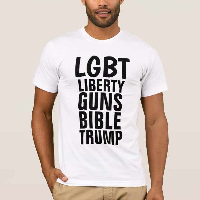 Camisas de Tremor de Armas do Conservador LGBT (Frente)