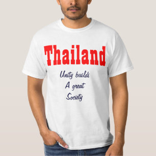 Camisas de unidade da Tailândia