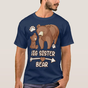 camisas de urso de irmã mais velha, camisa de urso