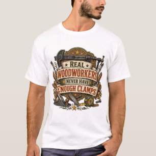 Camisas de verdadeiros marceneiros precisam de mai