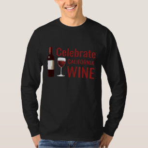 Camisas de Vinho da Califórnia Entusiasta das Mulh